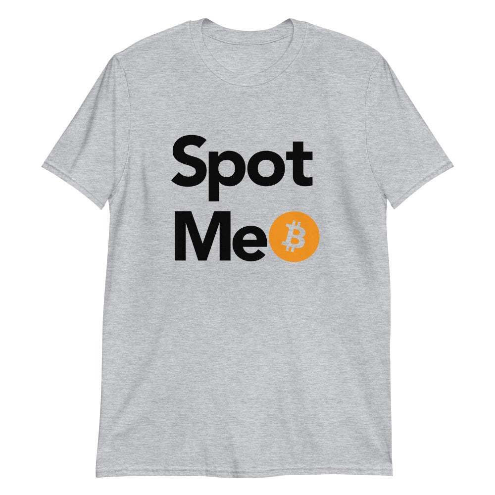 a bit swagg spot me bitcoin t-shirt in grey