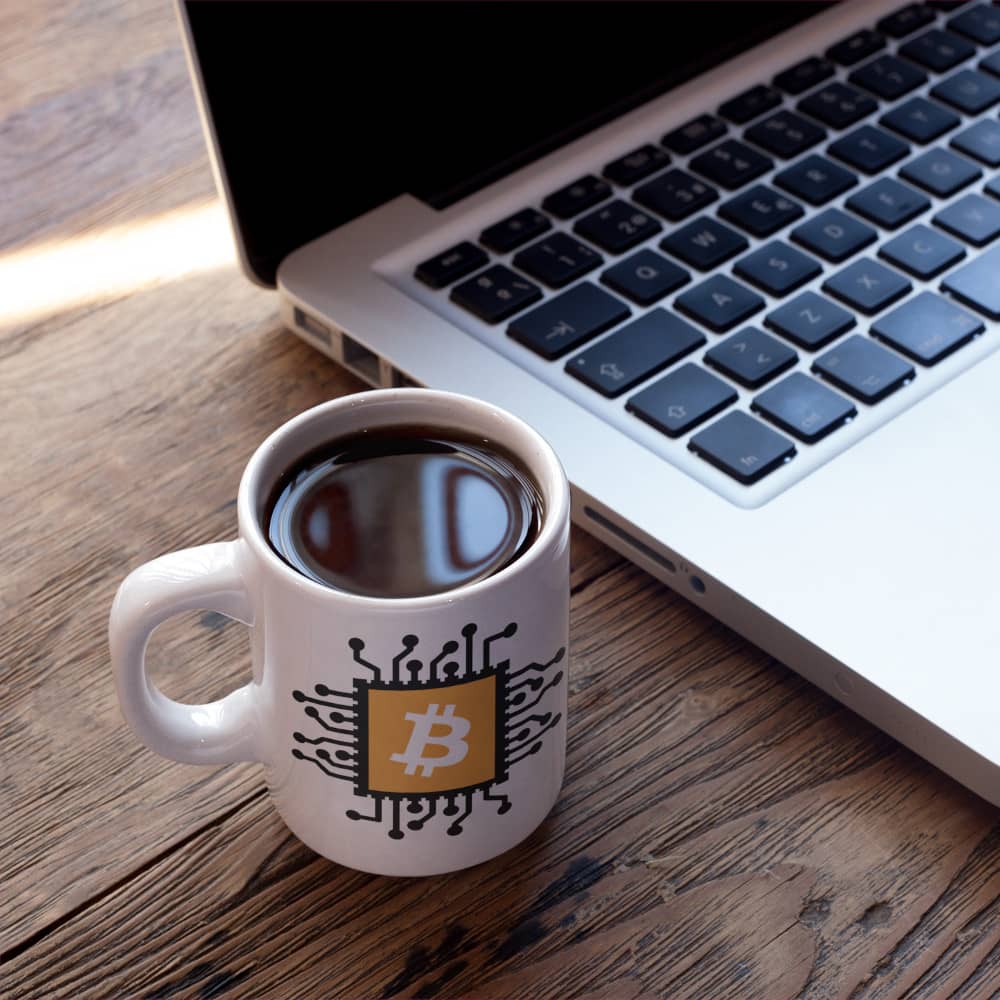 a bit swagg bitcoin cpu mug in white