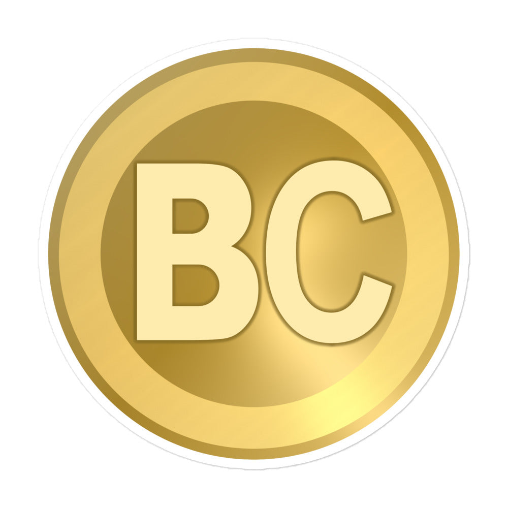 Bitcoin 2009 Logo Sticker
