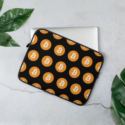 Bitcoin Tiled Laptop Sleeve