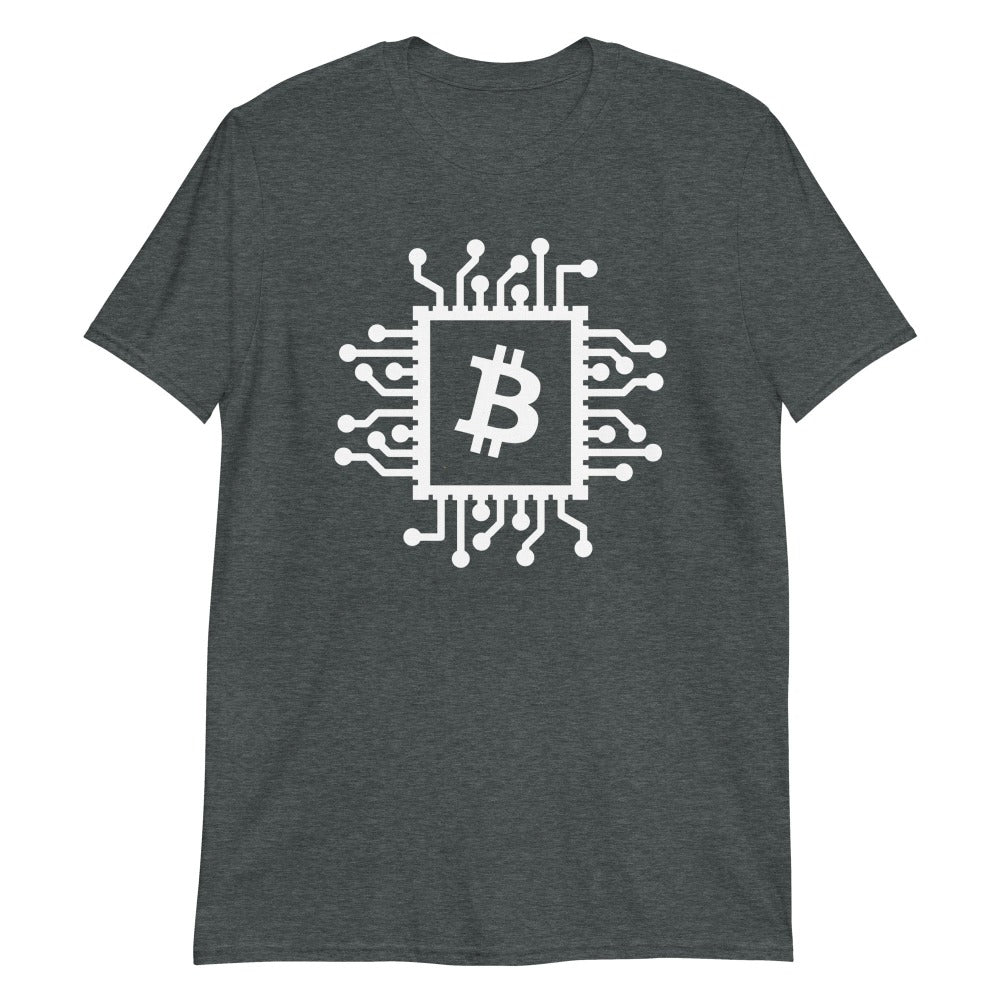 a bit swagg bitcoin cpu t-shirt in dark heather