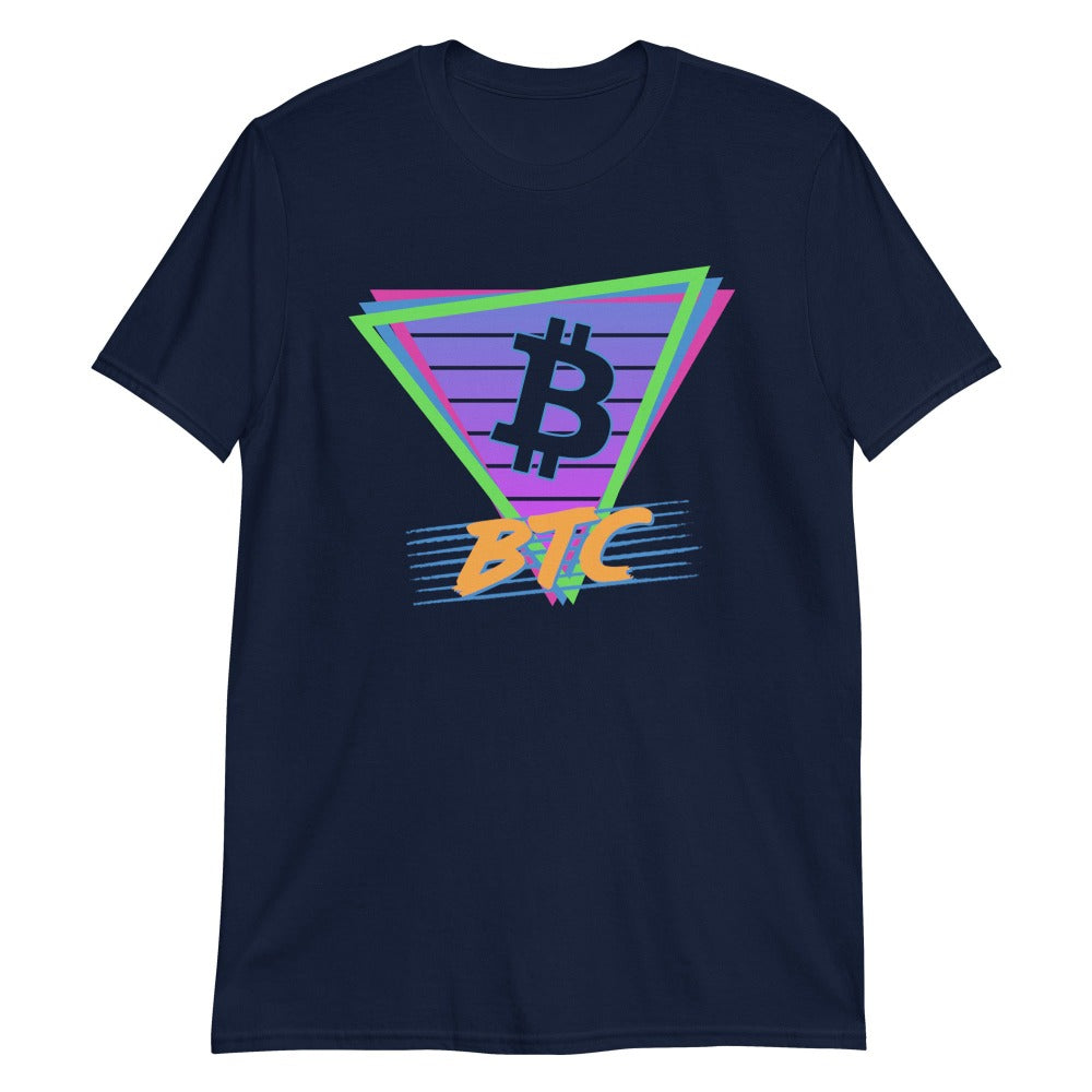 a bit swagg bitcoin vice vibes t shirt in navy