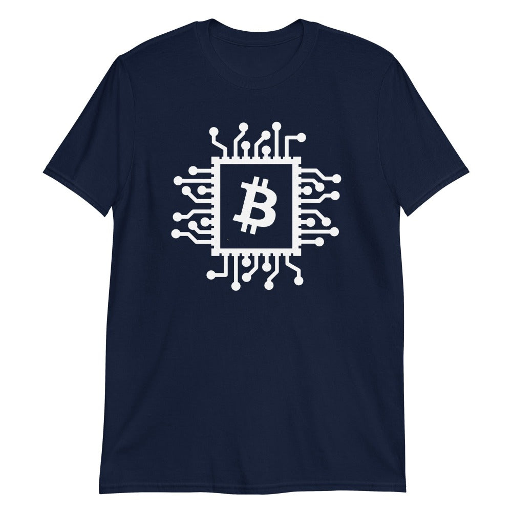 a bit swagg bitcoin cpu t-shirt in navy