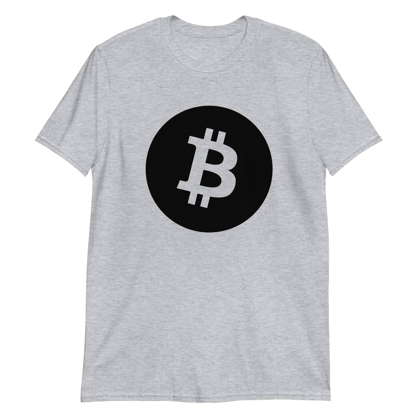 A BitSwagg Bitcoin T-shirt in Grey