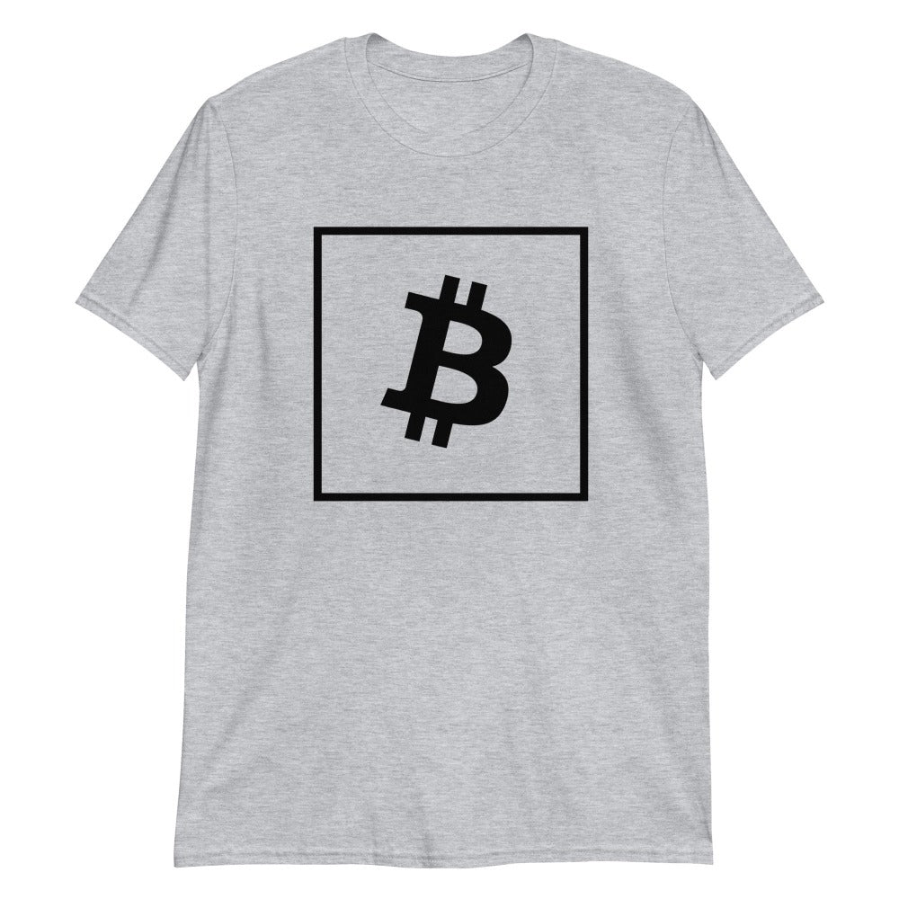 a bit swagg vertices bitcoin logo t-shirt in grey