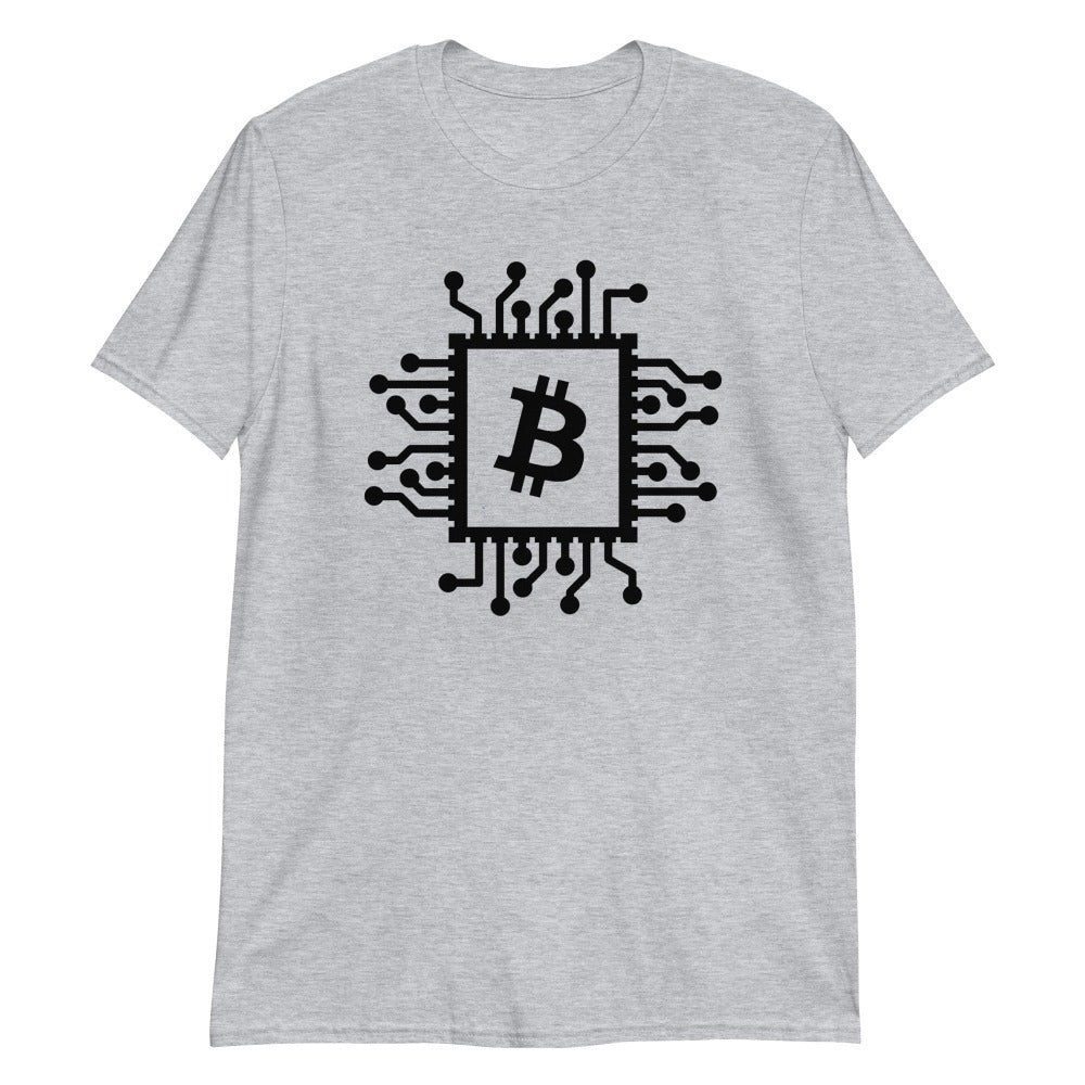 a bit swagg bitcoin cpu t-shirt in grey