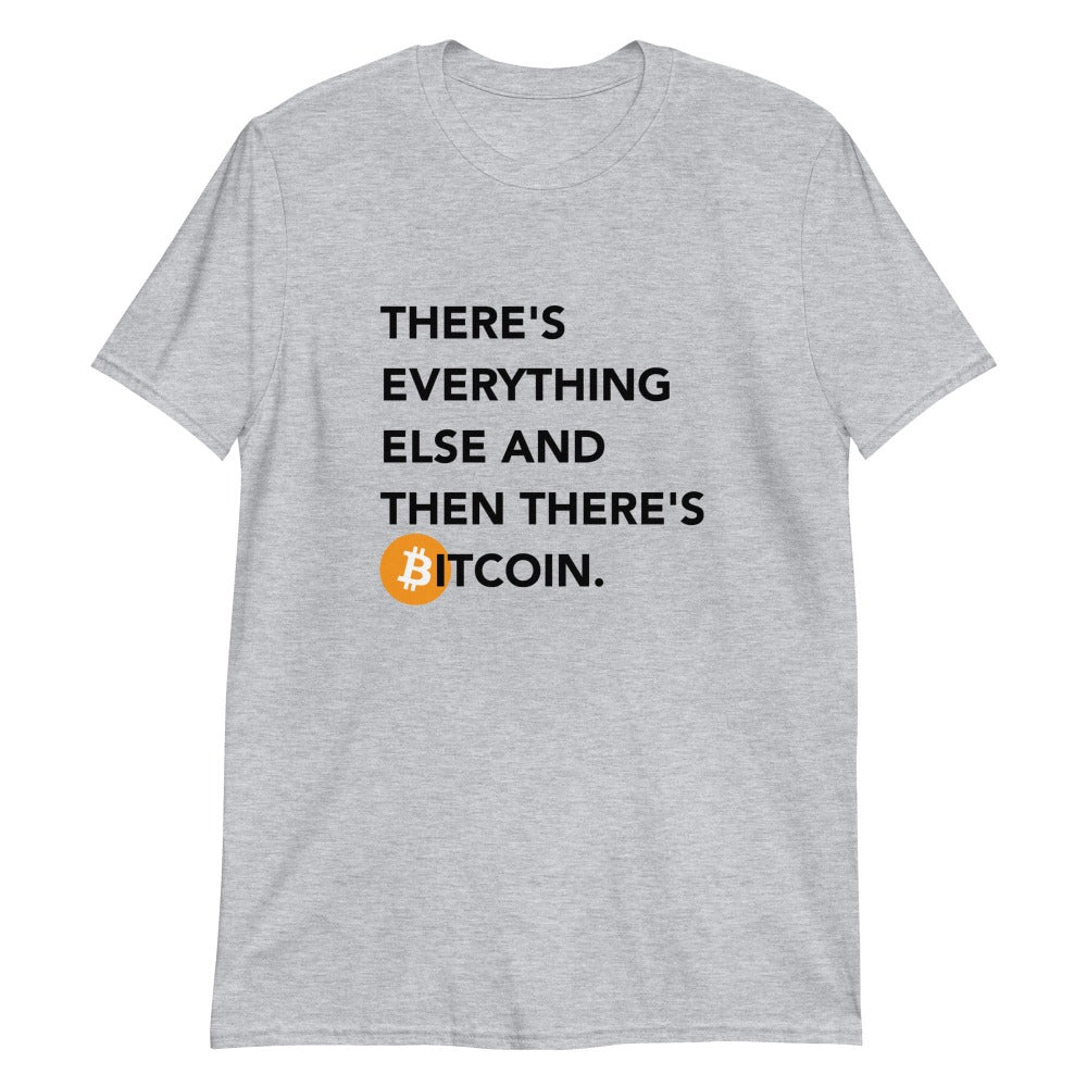 a bit swagg bitcoin nothing but t-shirt in grey