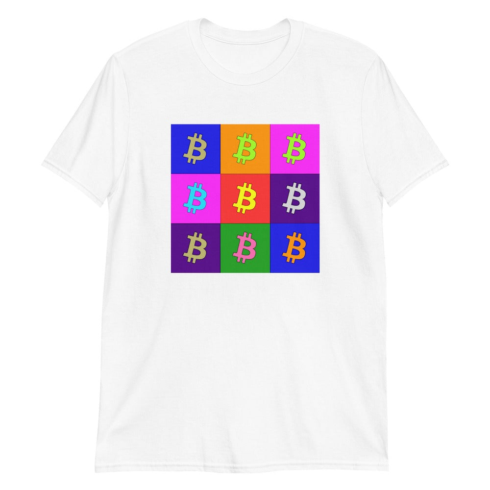 a bit swagg bitcoin pop art t-shirt in white