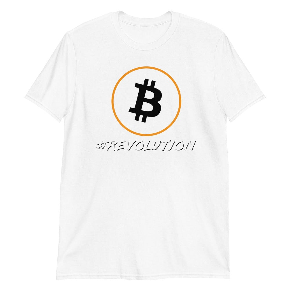 a bit swagg bitcoin revolution t shirt in white