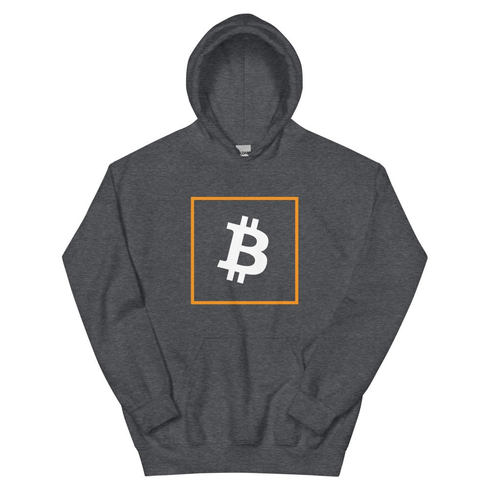 bit swagg bitcoin vertices hoodie in dark heather
