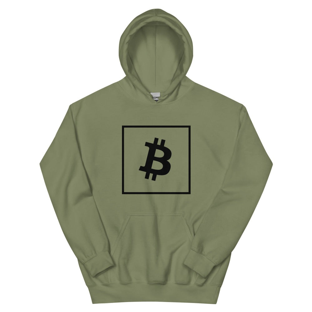bit swagg bitcoin vertices hoodie in military green