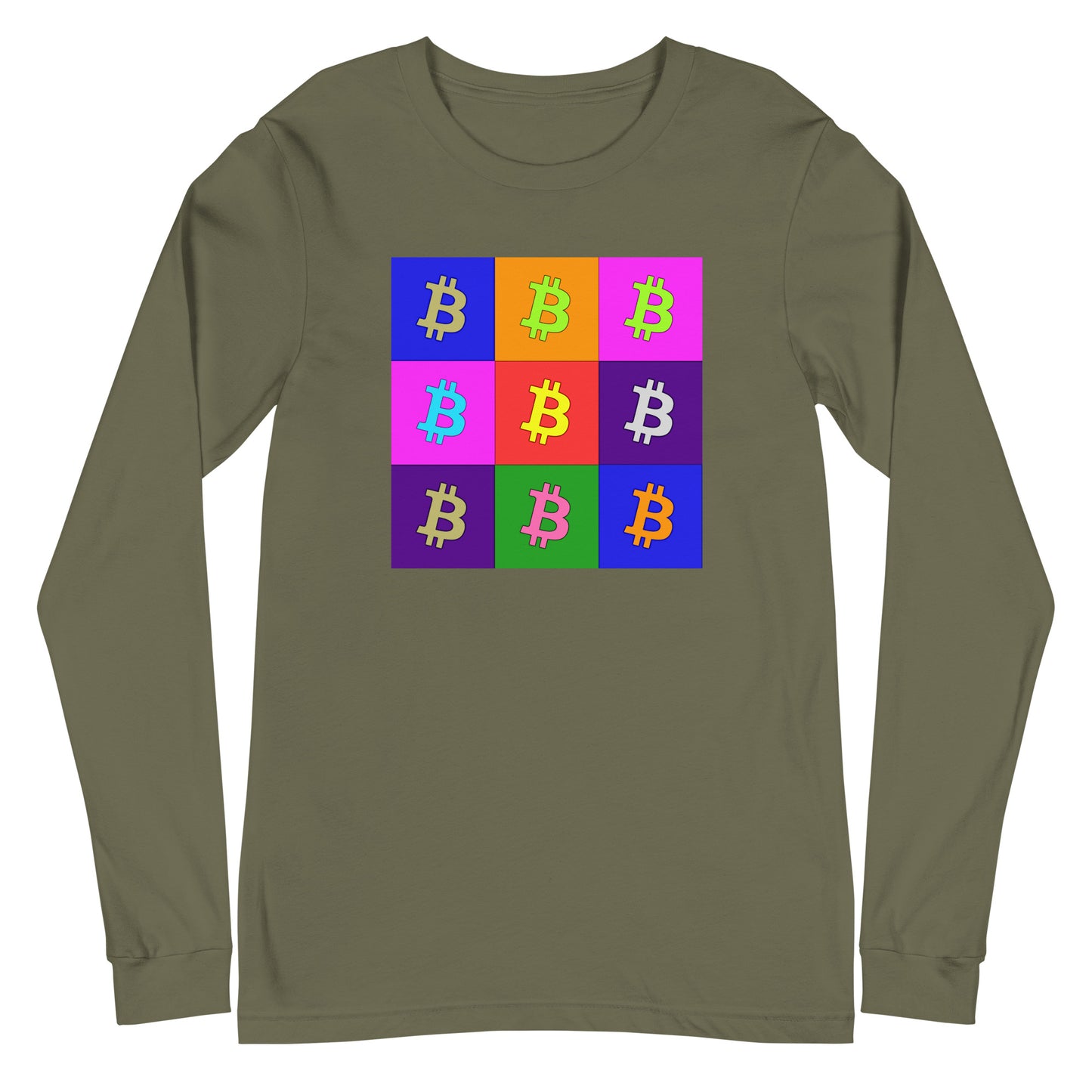 Bitcoin Pop Art Long Sleeve