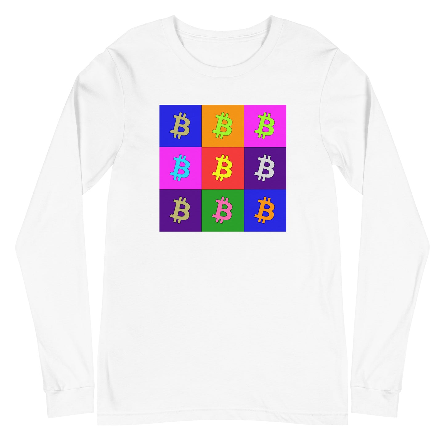 Bitcoin Pop Art Long Sleeve