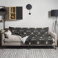 a bit swagg bitcoin stenciled blanket in dark grey