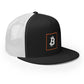 a bit swagg vertices trucker hat in black and white