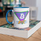 a bit swagg bitcoin vice vibes mug in white & blue