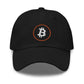 a bit swagg stenciled bitcoin cap in black