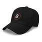 a bit swagg stenciled bitcoin cap in black