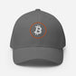 a bit swagg bitcoin stenciled flexfit hat in grey