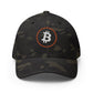 a bit swagg bitcoin stenciled flexfit hat in multi camo