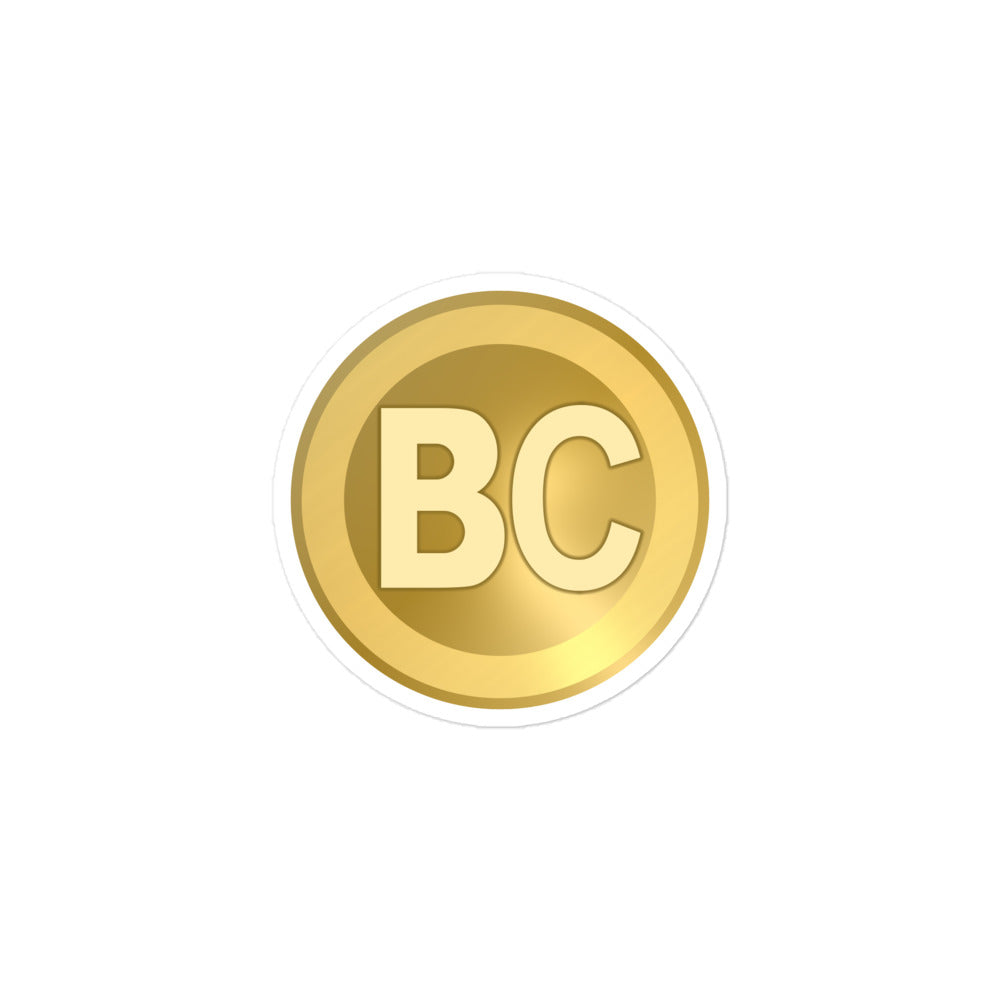 Bitcoin 2009 Logo Sticker – Bit Swagg