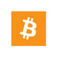 Bitcoin Square Logo Sticker