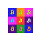 Bitcoin Pop Art Sticker