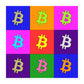 Bitcoin Pop Art Sticker
