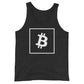 a bit swagg bitcoin vertices tank in black triblend