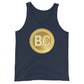 a bit swagg bitcoin 2009 logo tank in a navy
