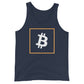 a bit swagg bitcoin vertices tank in navy