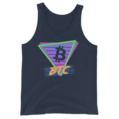 a bit swagg bitcoin tank in charcoal navy
