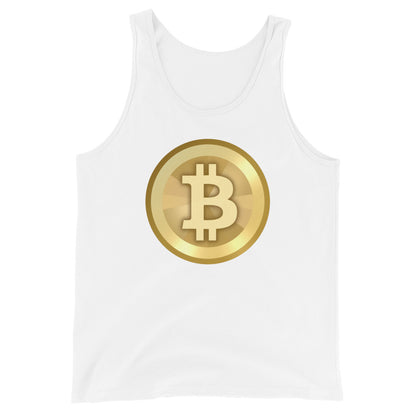 a bit swagg bitcoin 2010 logo tank in white