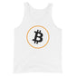 a bit swagg bitcoin stenciled tank in white