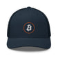 a bit swagg stenciled bitcoin trucker cap in navy