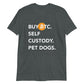 a bit swagg bitcoin pet dogs t-shirt in dark heather
