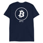 a bit swagg bitcoin lambda t-shirt in navy