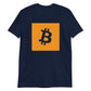 a bit swagg square bitcoin logo t-shirt in navy