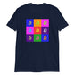 a bit swagg bitcoin pop art t-shirt in navy
