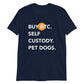 a bit swagg bitcoin pet dogs t-shirt in navy