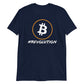 a bit swagg bitcoin revolution t shirt in navy