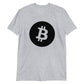 A BitSwagg Bitcoin T-shirt in Grey