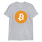 A bitswagg bitcoin logo shirt in grey