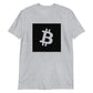 a bit swagg square bitcoin logo t-shirt in grey