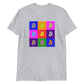 a bit swagg bitcoin pop art t-shirt in grey