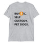 a bit swagg bitcoin pet dogs t-shirt in grey