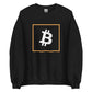 a bit swagg bitcoin vertices sweatshirt in black
