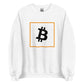 a bit swagg bitcoin vertices sweatshirt in white