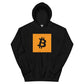 a bit swagg bitcoin square logo hoodie in black