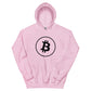 a bit swagg bitcoin stenciled hoodie in pink